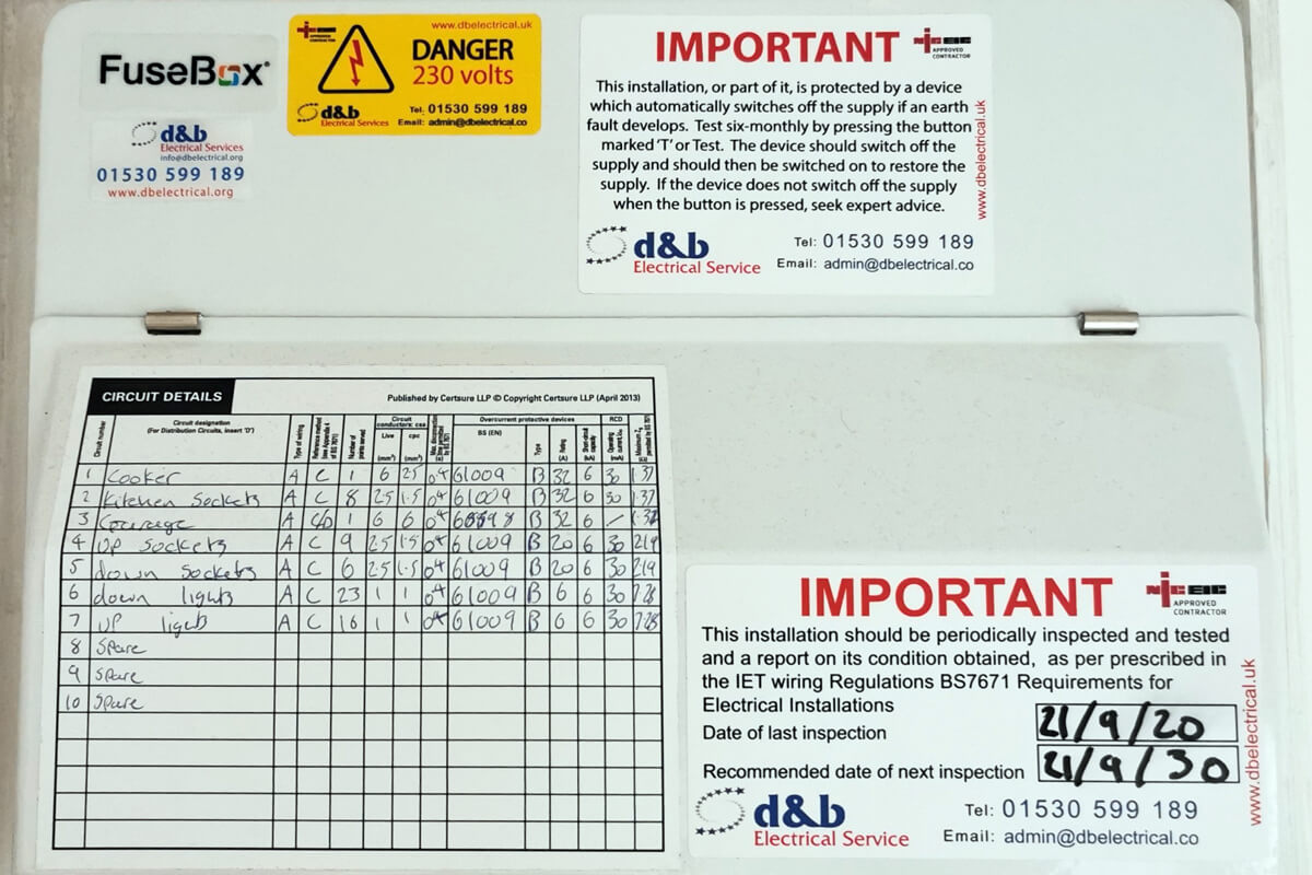 D&B Electrical. Electrical Testing - New Regulations for Landlords, photo #1